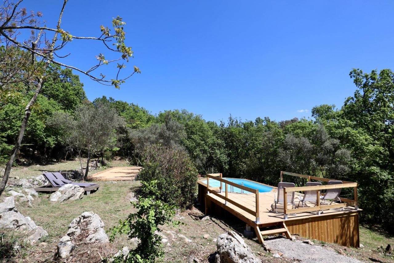 Le Mas Des Rouquets - Avec Piscine Et Jardin Anduze Exterior photo